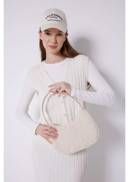 Kadın El Pelüş Çantası B0802AXNS