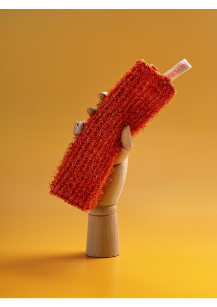Süper Esnek Turuncu Banyo Lifi Tüm Cilt Tiplerine Uygun Duş Lifi - Unisex 20x30 Cm fiyatları