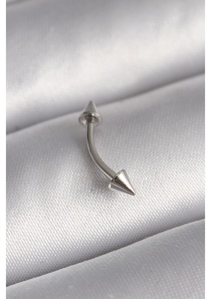 Bfs 316L Çelik Gümüş Renk Çivi Model Piercing