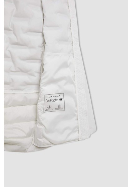 Fit Su İtici Mont Rüzgar Geçirmez Slim Fit Dar Kesim Çıkarılabilir Kapüşonlu Fermuarlı B2420AX24SP