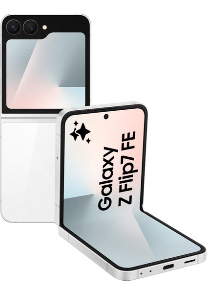 Galaxy Z Flip7 Fe 256 GB 8 GB Ram (Samsung Türkiye Garantili) Beyaz