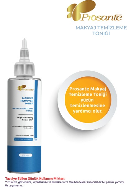 Makyaj Temizleme Toniği 200 ml 3'lü Paket fiyatları