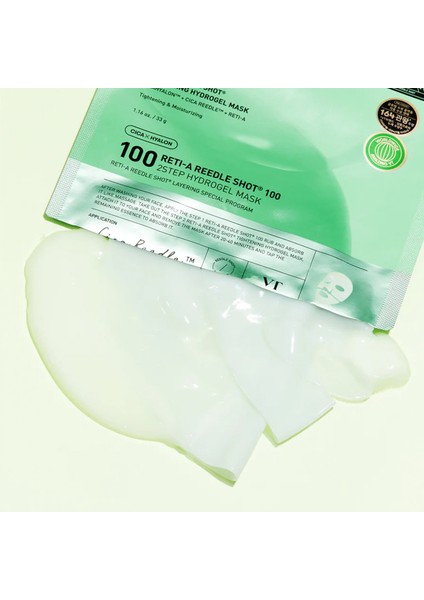 Vt Reti-A Reedle Shot & Hydrogel Mask / Gözenek ve Pürüzsüzleştirici Retinol Maske fırsatları