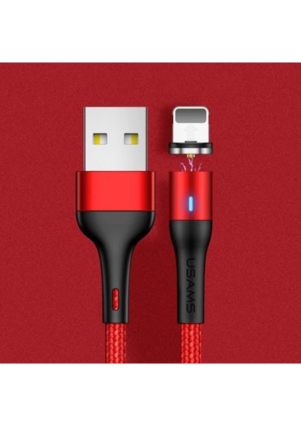 Usams Mıknatıslı Başlık Iphone 14-13-12-11 USB Şarj KABLOSU-(1903) - CPT107806-7355