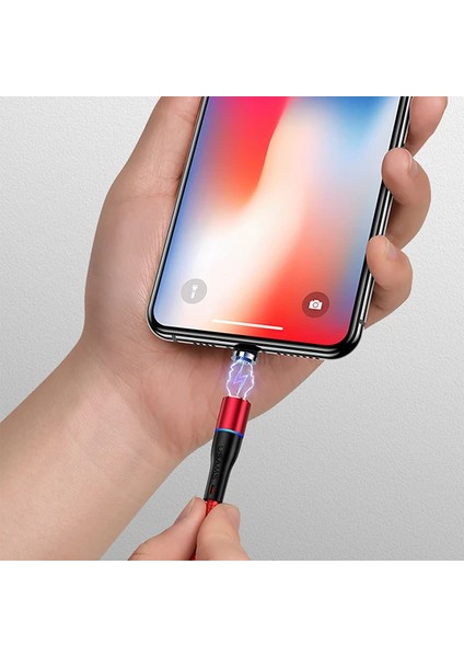 Usams Mıknatıslı Başlık Iphone 14-13-12-11 USB Şarj KABLOSU-(1903) - CPT107806-7355