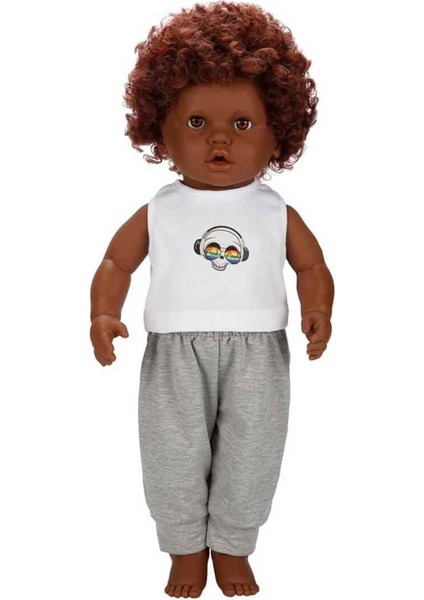 Bfs Dollz'n More Dada Kıvırcık Saçlı Bebek 60 cm
