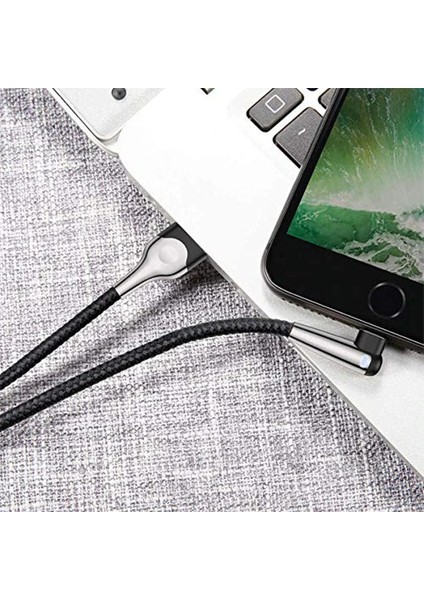 Baseus Mvp Iphone Için Mobil Oyuncu USB Şarj Kablosu 1 METRE-(1903) - CPT105533-1778