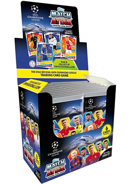 Bfs Uefa Şampiyonlar Ligi 16/17 Match Attax Futbolcu Kartları - 6'lı Paket fiyatları