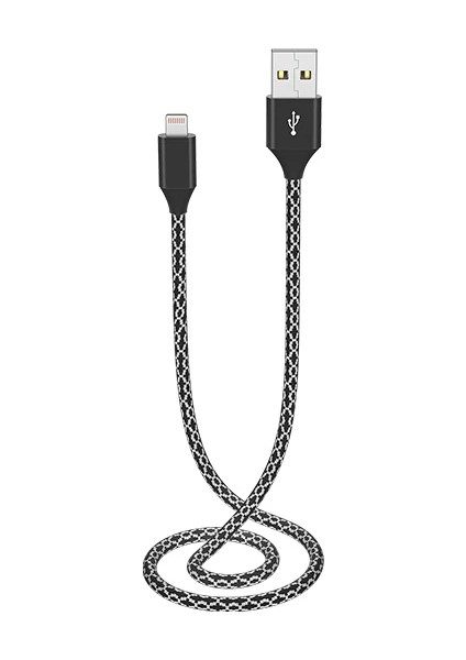 Iphone 14-13-12 11 3.0A Hızlı Halat USB Şarj Kablosu 1MM-(1903) - CPT102401-6633