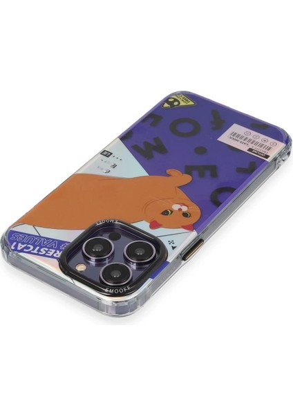 iPhone 14 Pro Kılıf Cat Desenli Kapak - Cat - 4 fırsatları