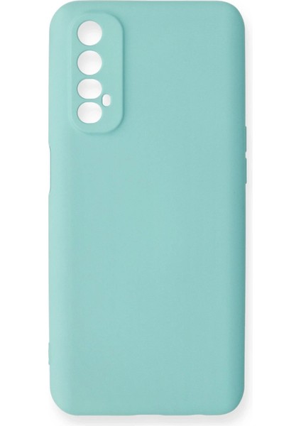 Realme 7 Kılıf Nano Içi Kadife Silikon - Turkuaz - CPT108166-3360