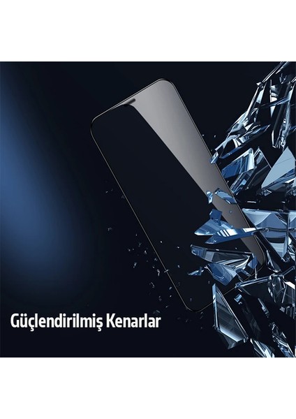 Iphone 12 Pro Max 2in1 Full Glue Tempered Cam Ekran Koruyucu +Kamera Lens SET-(190 - CPT105257-72
