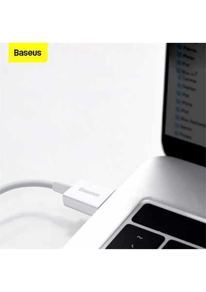 Baseus Superior Series USB To Lightning iPhone Hızlı Şarj Kablosu 1 Metre 2.4A-( - CPT107466-44