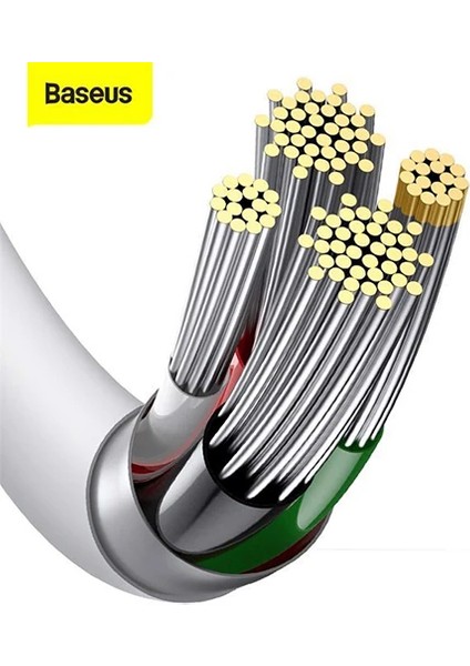 Baseus Superior Series USB To Lightning iPhone Hızlı Şarj Kablosu 1 Metre 2.4A-( - CPT107466-44