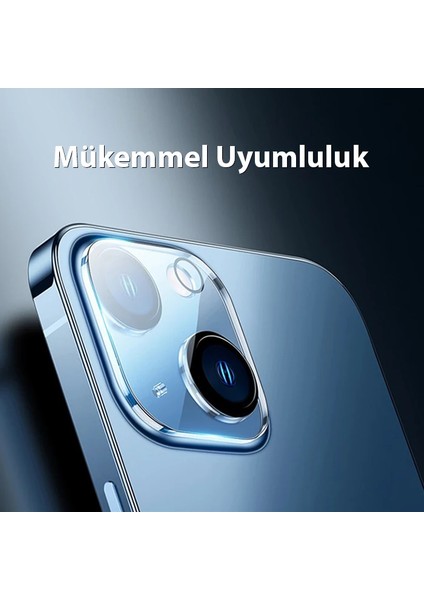 Baseus iPhone 14-14 Plus ile Uyumlu 0.3mm Full Tempered Kamera Lens Koruma Camı 2 A - CPT109259-71
