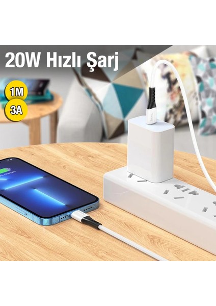 Hoco X82 20W Type-C To Lightning iPhone Hızlı Şarj Kablosu Data KABLOSU-(1903) - CPT105034-9378