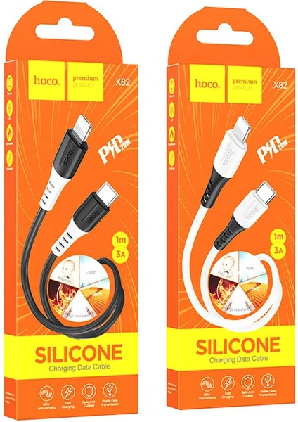 Hoco X82 20W Type-C To Lightning iPhone Hızlı Şarj Kablosu Data KABLOSU-(1903) - CPT105034-9378