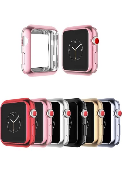 Ally Apple Watch Için 38MM 123 Ultra Slim Parlak Bumper Tpu KILIF-(1903) - CPT107718-4631