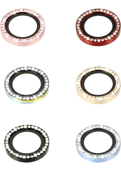 iPhone 14 Diamond Kamera Lens - Yeşil - CPT105288-7719