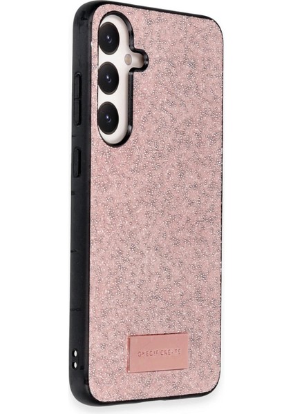 Samsung Galaxy A05S Bright Simli Kapak - Pembe - CPT104140-3759