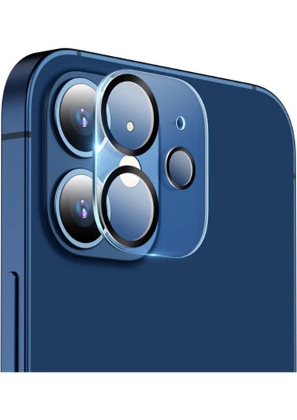 Ally Iphone 12 6.1 3D Full Tempered Glass Cam Kamera KORUYUCU-(1903) - CPT101132-6135