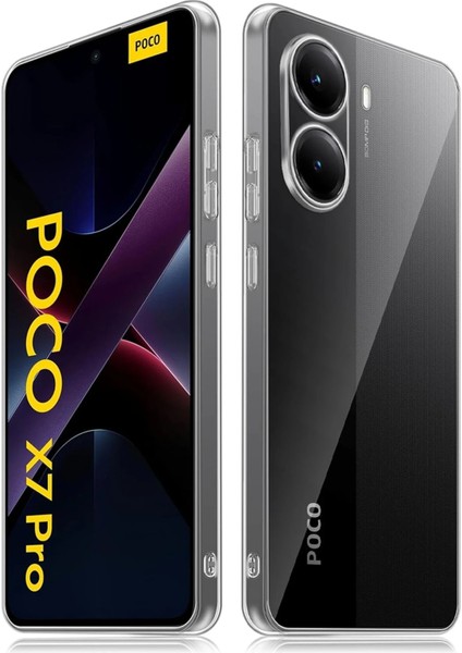 Xiaomi Poco X7 Pro Kılıf Lüx Şeffaf Silikon - CPT105266-4258