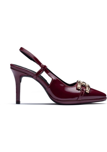 6210 Kadın Önü Kapalı Platform Tokalı Ayakkabı fiyatları