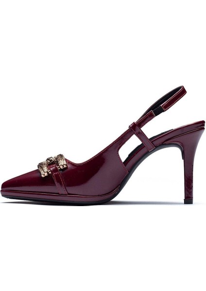 6210 Kadın Önü Kapalı Platform Tokalı Ayakkabı modelleri