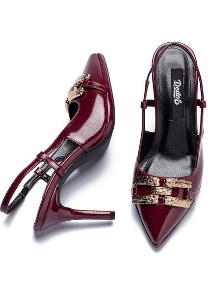 6210 Kadın Önü Kapalı Platform Tokalı Ayakkabı fırsatları