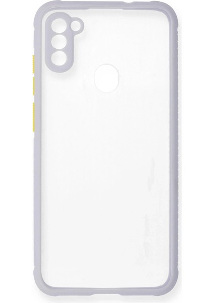 Samsung Galaxy A11 Kılıf Miami Şeffaf Silikon - Lila - CPT101748-1193 fiyatları