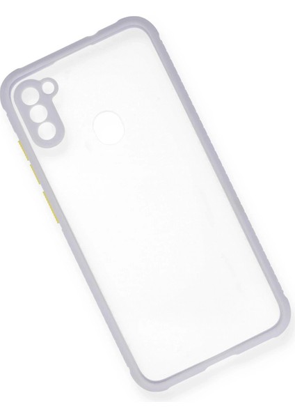 Samsung Galaxy A11 Kılıf Miami Şeffaf Silikon - Lila - CPT101748-1193 modelleri