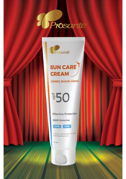 Güneş Bakım Kremi SPF 50 Etkili Koruma UVB UVA 100 ml modelleri