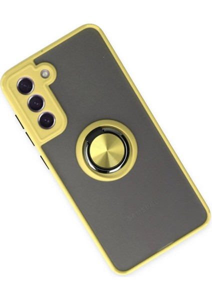 Samsung Galaxy S21 Fe Kılıf Montreal Yüzüklü Silikon Kapak - Sarı - CPT104152-2359 fiyatları