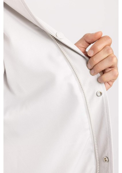 Regular Fit Polo Yaka Çıtçıt Kapamalı Cepli Gömlek Ceket B4515AX24SP