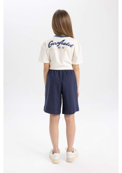 Kız Çocuk Baskılı Şort