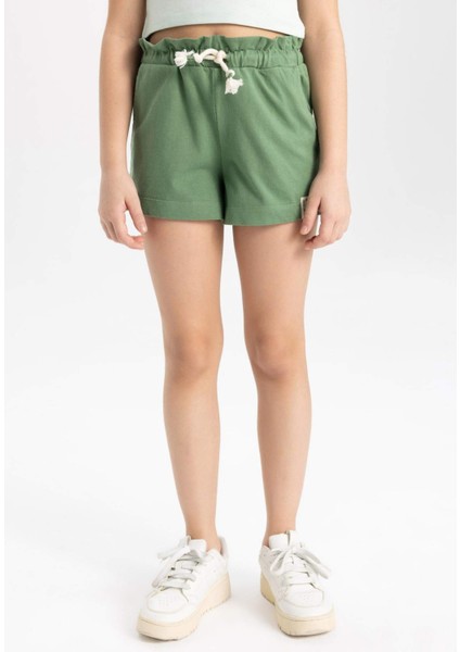 Kız Çocuk Beli Bağcıklı Şort A2455A824HS