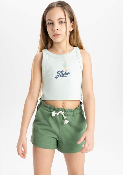 Kız Çocuk Beli Bağcıklı Şort A2455A824HS fırsatları