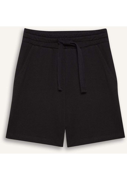 Kız Çocuk Basic Düz Bermuda Şort B5165A824HS