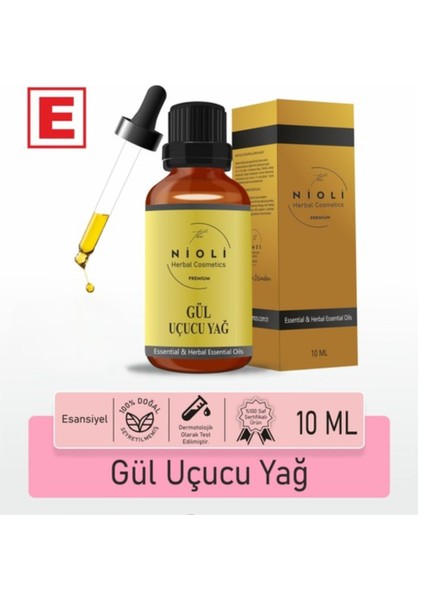 Gül Esansiyel Uçucu Yağ Buhurdanlık Yağı Aromaterapi Yağı 10 ml