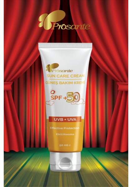 Güneş Bakım Kremi SPF +50 Çocuk Etkili Koruma UVB UVA 50 ml fırsatları