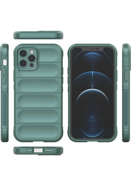 iPhone 12 Pro Kılıf Optimum Silikon - Koyu Yeşil - CPT109510-3613 modelleri