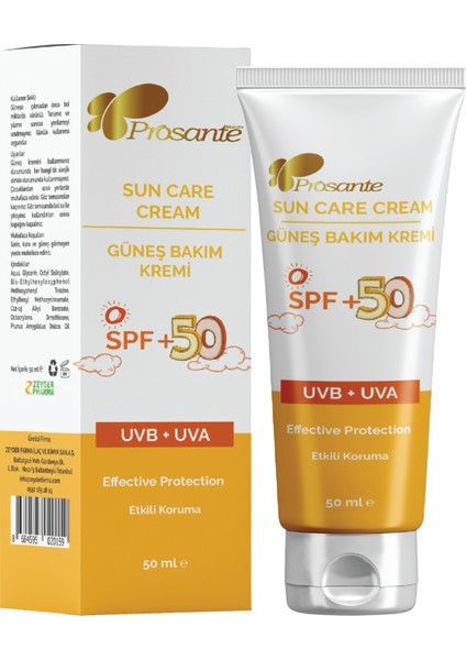 Güneş Bakım Kremi Spf +50 Çocuk 50 ml x 3 Adet modelleri