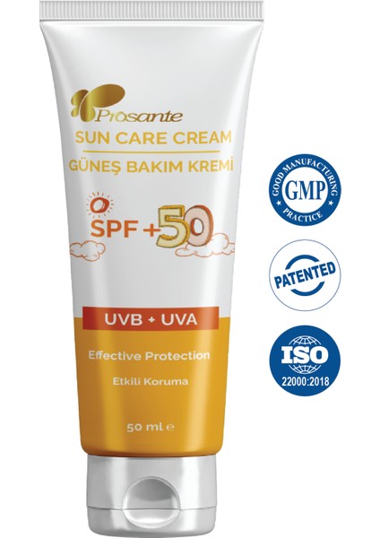 Güneş Bakım Kremi Spf +50 Çocuk 50 ml x 3 Adet indirimleri