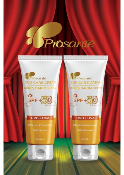Güneş Bakım Kremi Spf +50 Çocuk 50 ml x 2 Adet fırsatları