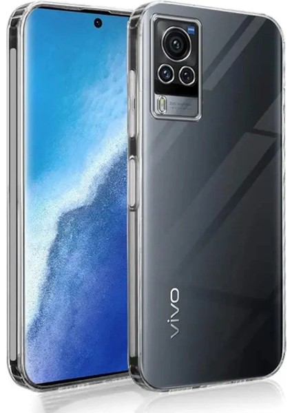 Vivo V30 5g Kılıf Lüx Şeffaf Silikon - CPT101499-9836
