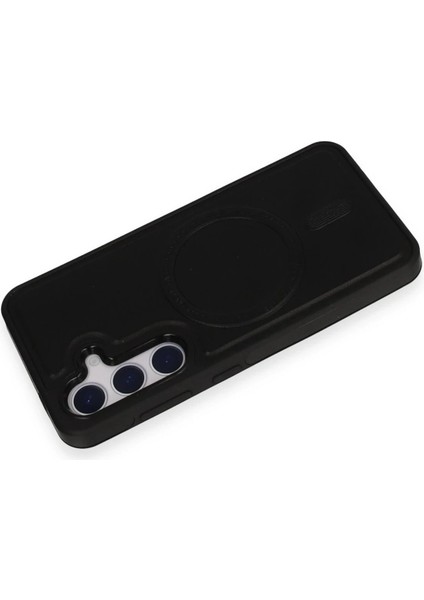 Samsung Galaxy S24 Kılıf Ozzi Magsafe Deri Kapak - Siyah - CPT104968-7059 modelleri