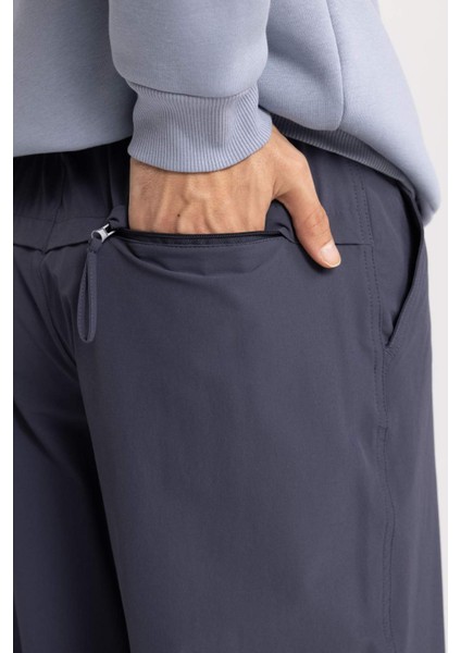 Pantolon Relax Fit Kargo Cepli Beli Paçası Lastikli B4519AX24SP