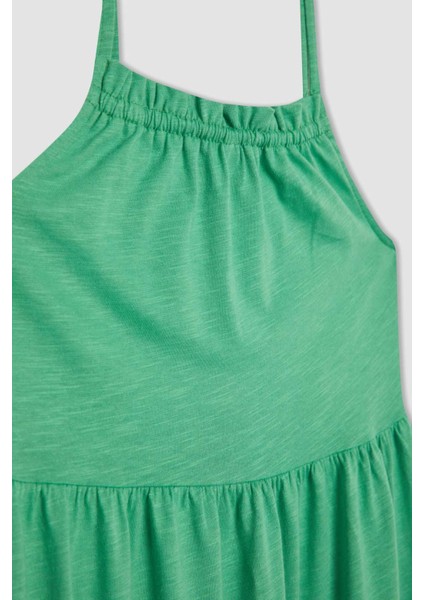 Kız Çocuk Askılı Elbise B4466A824SM