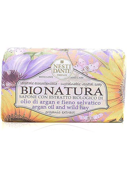 Bio Natura Bush Raspberry & Netttle Katı Sabun 250gr | Yumuşatıcı |Ahududu ve Isırgan Otu