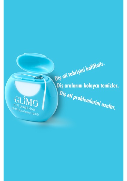 Ptfe Diş Ipi, Kaygan Yapı Ile Kolay Kullanım,plak & Tartar Karşıtı, Diş Eti Dostu,hassas Dişler Için fiyatları